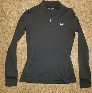 Womens Under Armour black fitted shirt large